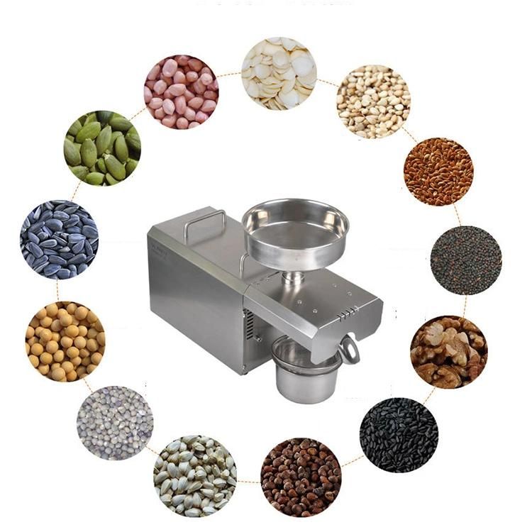 Household Sesame Coconut Hot and Cold Small Olive Oil Press Machine Price Cold Mini Oil Press Machine