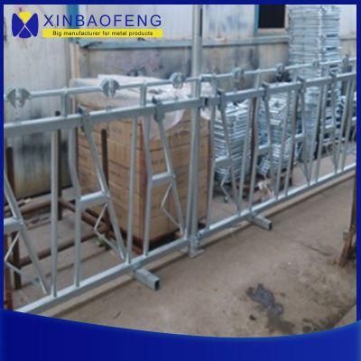 Cheap Galvanized Cattle Equipment Cow Cattle Headlock 4mm Thickness Cow Head Lock