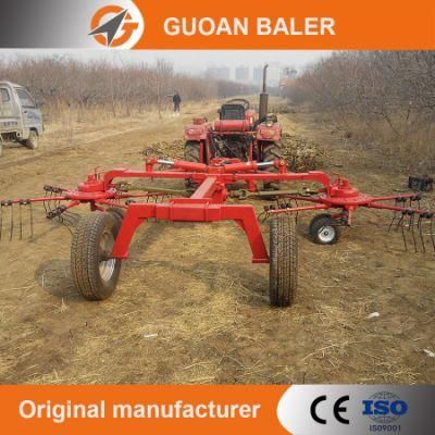 Collecting and Packing Machine Mini Rotary Hay Rake for Sale