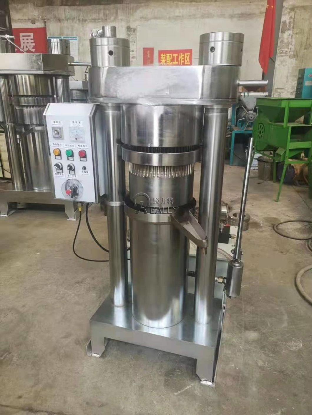 Commercial Oil Press Machine Nuts Seeds Oil Pressing Making Machine Hydraulic Cold Oil Extractor Home Sunflower Seeds Coconut Oil Expeller Extraction
