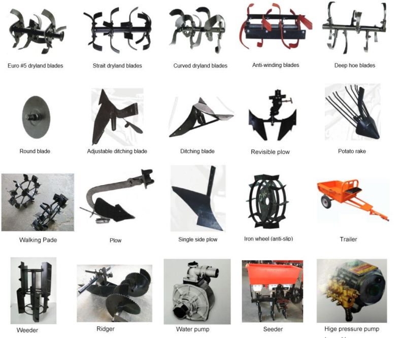 Made in China Motocultor Motoazada Cultivator for Agricultural Machinery