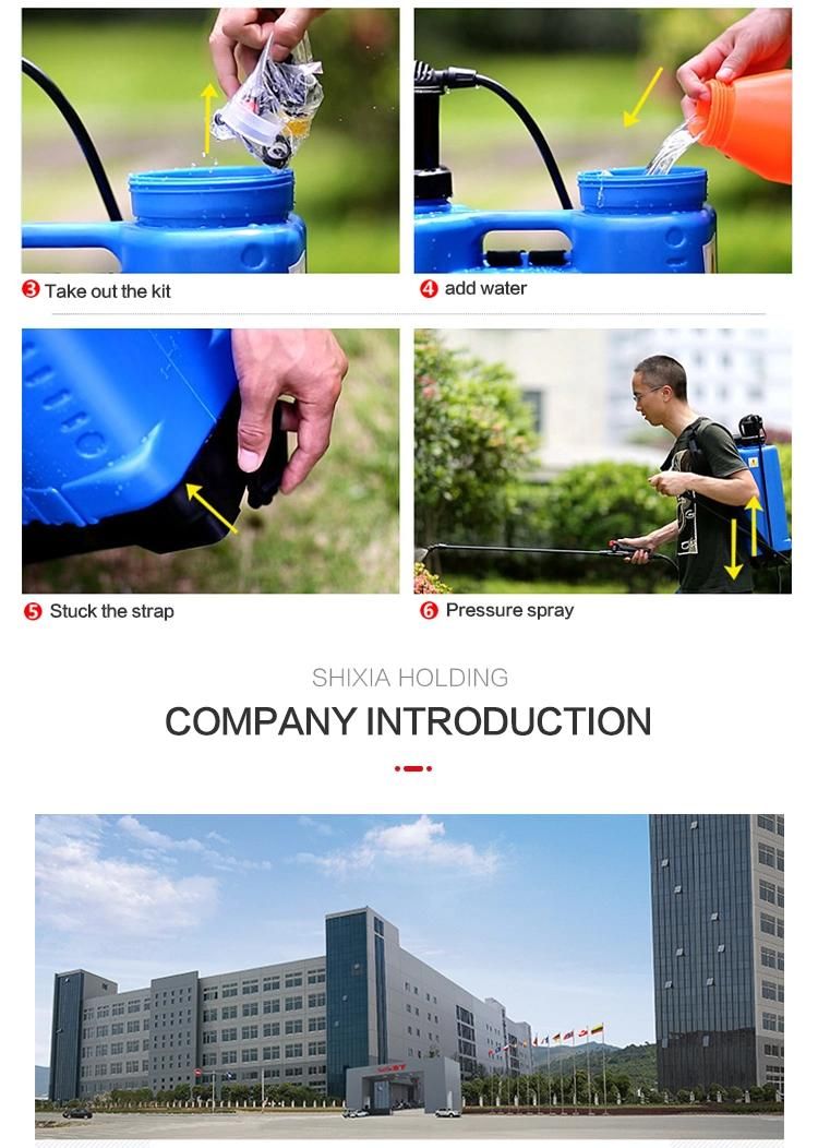 Plastic Wholesale Knapsack/Backpack Manual Hand Pressure Agricultural Pump Sprayer (LK-C)