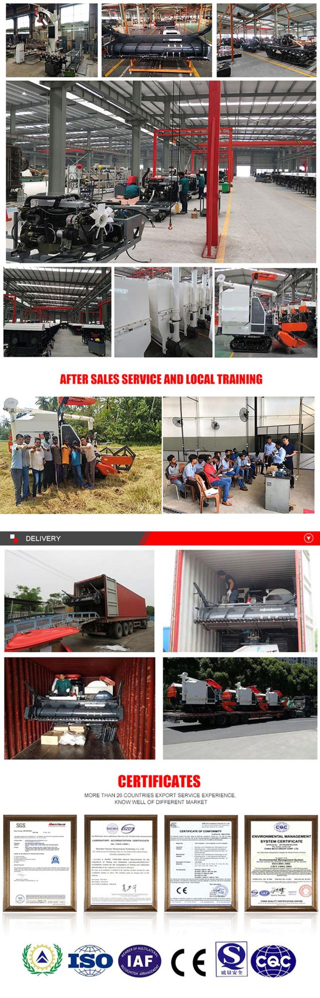 4lz-5.5 Agricultural Machinery Rice Combine Harvester with Promotion Price