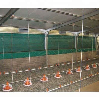 Low Price Automatic Feeding System Prefabricated Industrial Chicken House Design Poultry Farming Shed