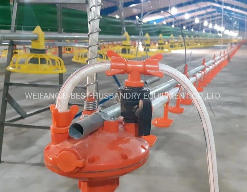 Chicken Farming Drinker Equipment in India with Chicken Nipple Drip Cup