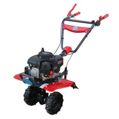 Walking Back Type Gasoline Power 6HP 7HP 9HP Mini Rotary Tiller for Garden Use