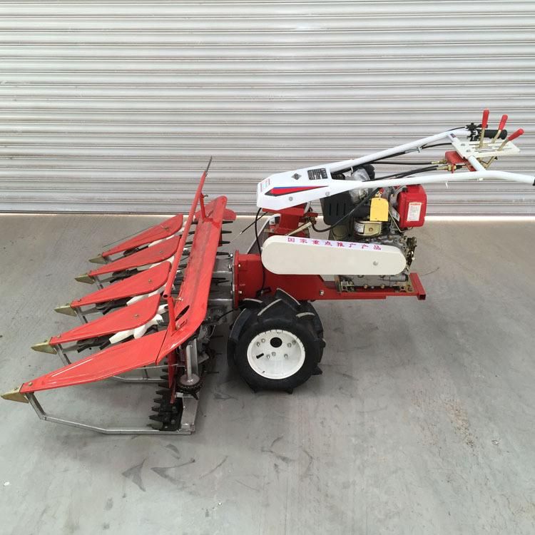 4G-100 Self-Walking Mini Paddy Rice Harvester Combine Grass Cutting Harvester with Factory Price