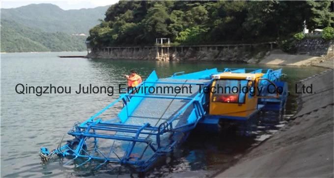 Aquatic Weed Grass Duckweeds Lotus Water Hyacinth Harvester Garbage Collection Trash Skimmer Boat for Sale