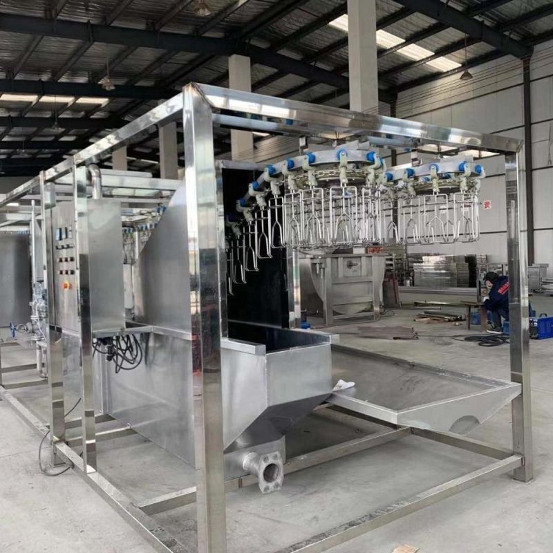 China Made 1000 Chickens Slaughter Machine for Poultry Farm Abattoir for Chicken Slaughter Machine