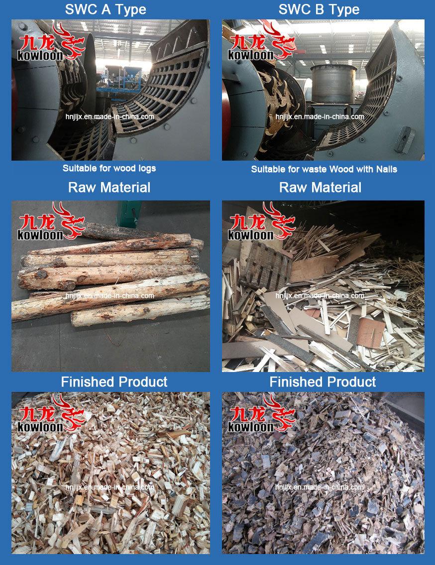 Log/Branch/Wood Board Crushing Wood Into Sawdust Line