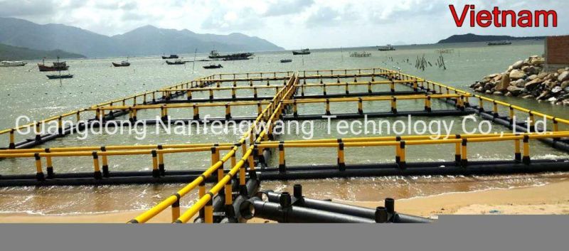 2022 Square Combined Row Aquaculture HDPE Cage 6m*6m