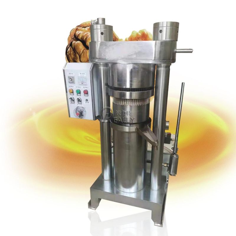 Commercial Oil Press Machine Nuts Seeds Oil Pressing Making Machine Hydraulic Cold Oil Extractor Home Sunflower Seeds Coconut Oil Expeller Extraction