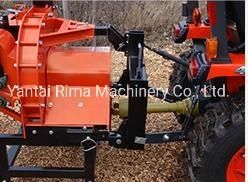 Tractor Wood Chipper Crusher with Hydraulic Infeed