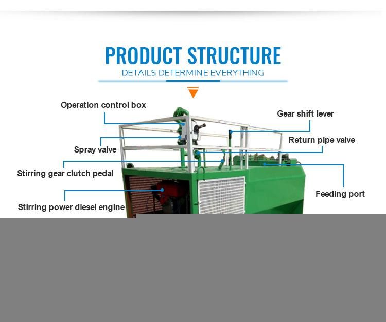 Landscape Small Hydroseeder Hydromulch for Hydroseeding