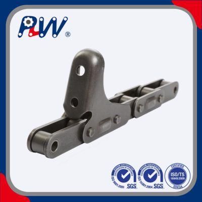 Widely Used C Type Steel Agricultural Chain with Attachments (CA2060-C6E)