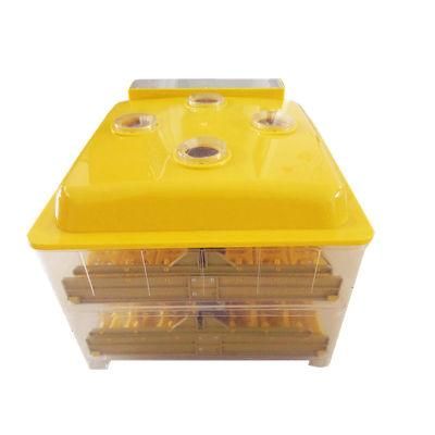 CE Certified High Hatching Rate Automatic Egg Incubator with 96 Eggs