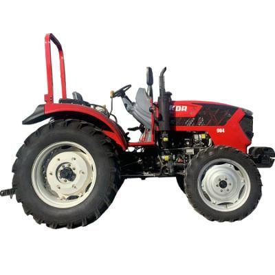Hot Sale High Grade 90HP 4WD Farm Wheel Farming Garden Tractors