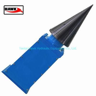 Hydraulic Wood Splitter Screw Cone Log Splitter Excavator Attachments