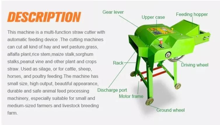 Nanfang Grass Cutting Small Hay Cutter Machine Silage Chopper for Sale