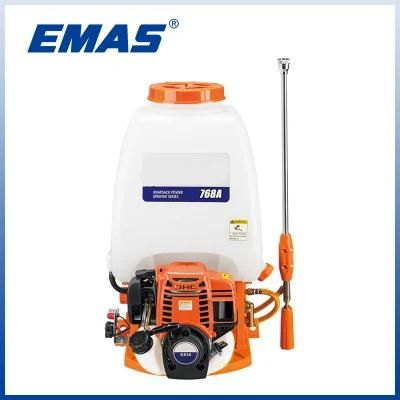 Gasoline Gx35 Engine Hot Sale Backpack Sprayer with Em767 Tank Type