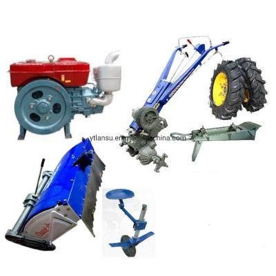 CE China 12HP 15HP Diesel Farming Machine Power Tiller Cultivators Potato Corn Harvester Agricultural Farm Tractor Cultivator Tillers