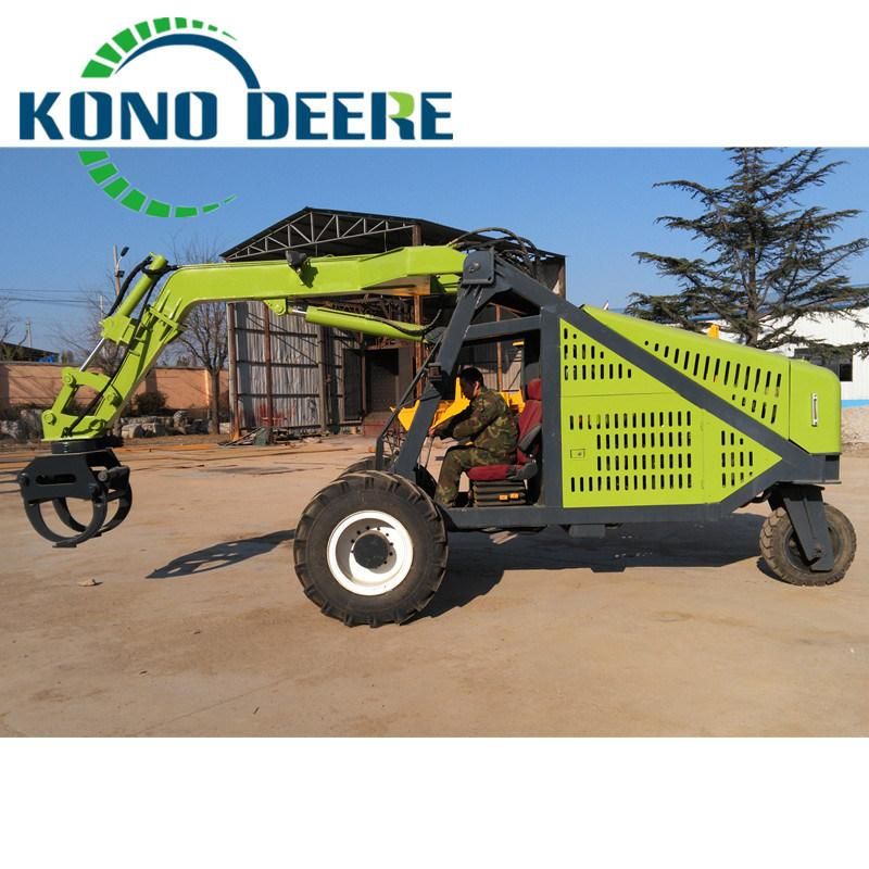 Three Wheels Kd4200 Farm Machinery Sugarcane Loader Price