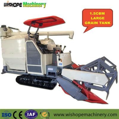 Paddy Rice Wheat Combine Harvester for Sale