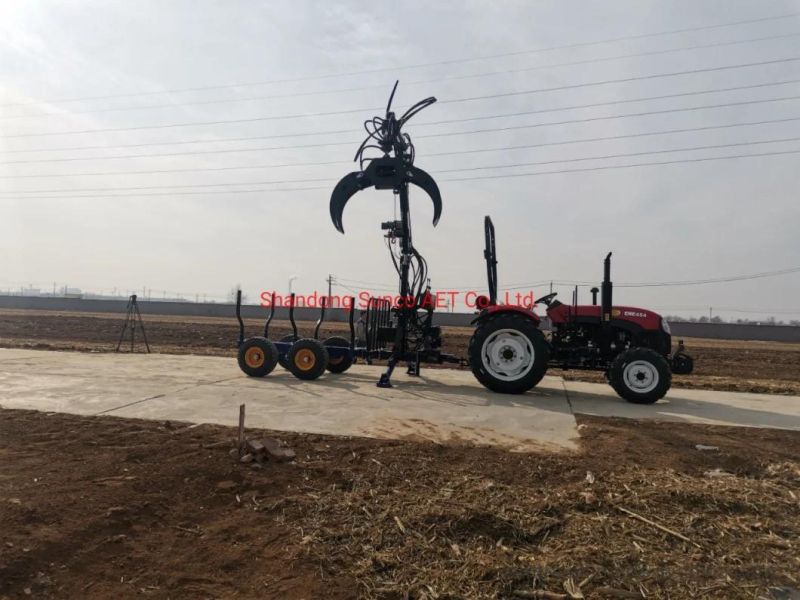 Tractor Timber Loader Trailer Machine