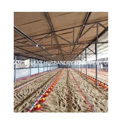 Lifelong Service Closed Poultry House Broiler Chicken Farming Equipment
