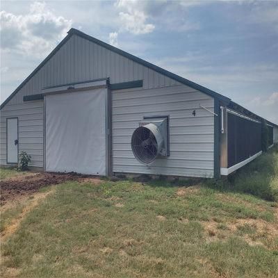 Light Steel Structural Prefab/Prefabricated Automatic Meat Chicken Farm