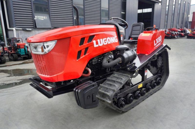 Lugong High Quality Agriculture Diesel Power Tractor Mini Rotary 100cm Tiller Lx80
