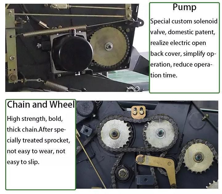Farming Use Baling Machine Mini Wheat Straw Round Baler