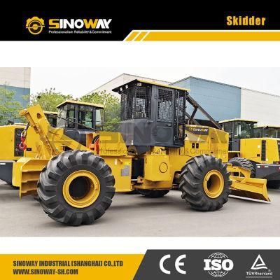 Professional New Cable Logging Equipment Log Skidder with Timber Grapple and Winch