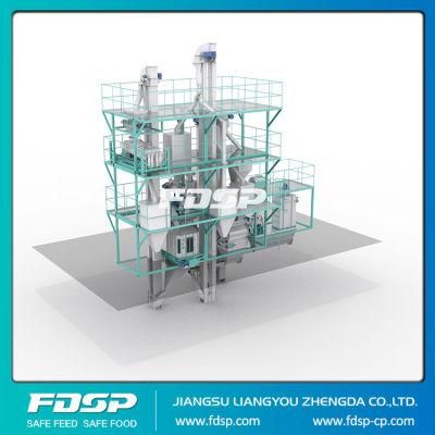 Convenient Using Mini 2-4tph Feed Mill Plant