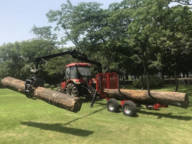 Hydraulic Tractor Wood Log Crane Log Loader Crane