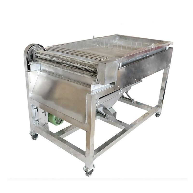 Stainless Steel Full Automatic Haricot Sheller Edamame Peeling Machine with Filter