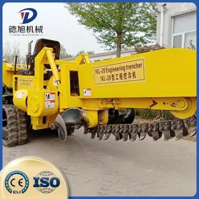 Hot Sale Tractor Accessory 3 Point Hitch Trencher Ditching Machine