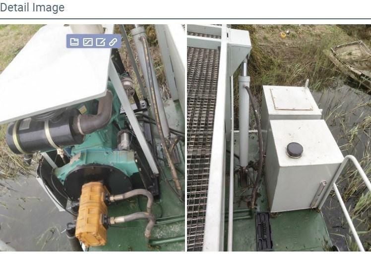 High Efficiency Low Price Aquatic Weed Harvester Water Cleaning Boat