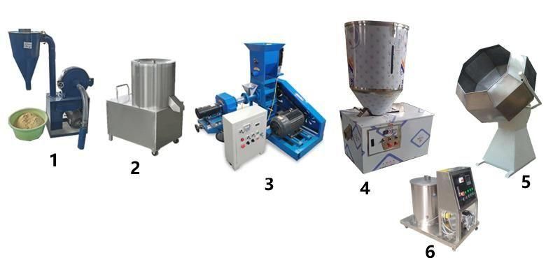 Animal Aquarium Pet Dog Cat Floating Fish Feed Pellet Production Machine Snacks Food Processing Making Extrusion Line