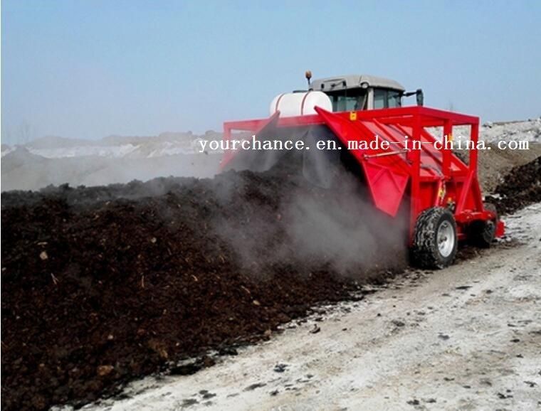 Hot Sale Tractor Mounted Compost Turing Machine Compost Making Machine Manure Fertilizer Compost Turner Mixer Shredder