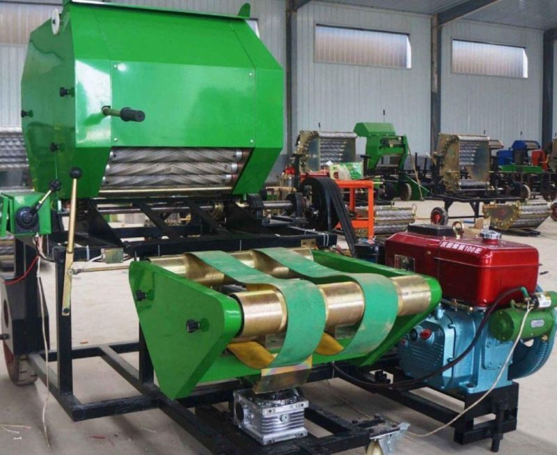 Mini Round Corn Silage Packing Machine Baler Wrapper Silage Baler