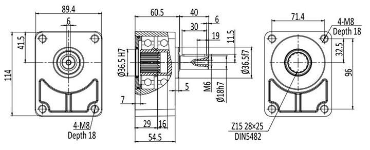 Pump Outboard Bearing Support Ks25602 for Agri Application