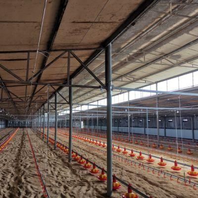 Poultry Chicken Broiler Farm Ground Floor Feeding Automatic Equipment