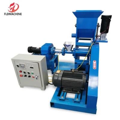 Multi-Function Fish Feed Extruder Pet Food Granule Puffing Machine Floating Fish Frog Feed Pellet Extruding Machine