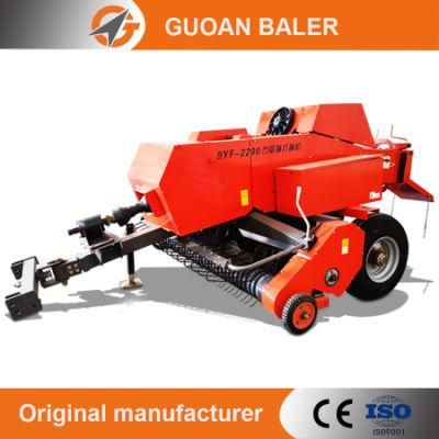 Smooth Running Rice Wheat Straw Square Pressing Hay Pickup Baler Machine