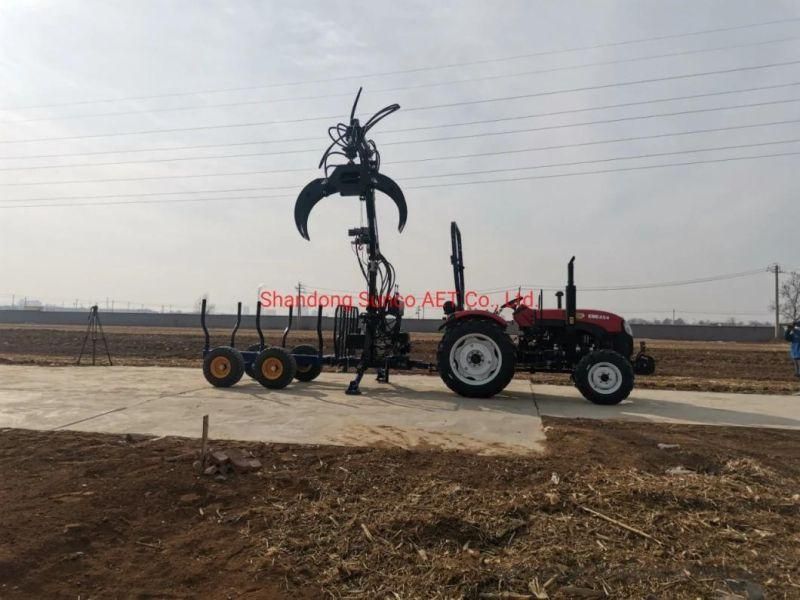 Tractor Timber Loader Trailer Machine