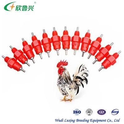 Poultry Farm Equipment Chicken Nipple Drinker for Squar Watering Pipe