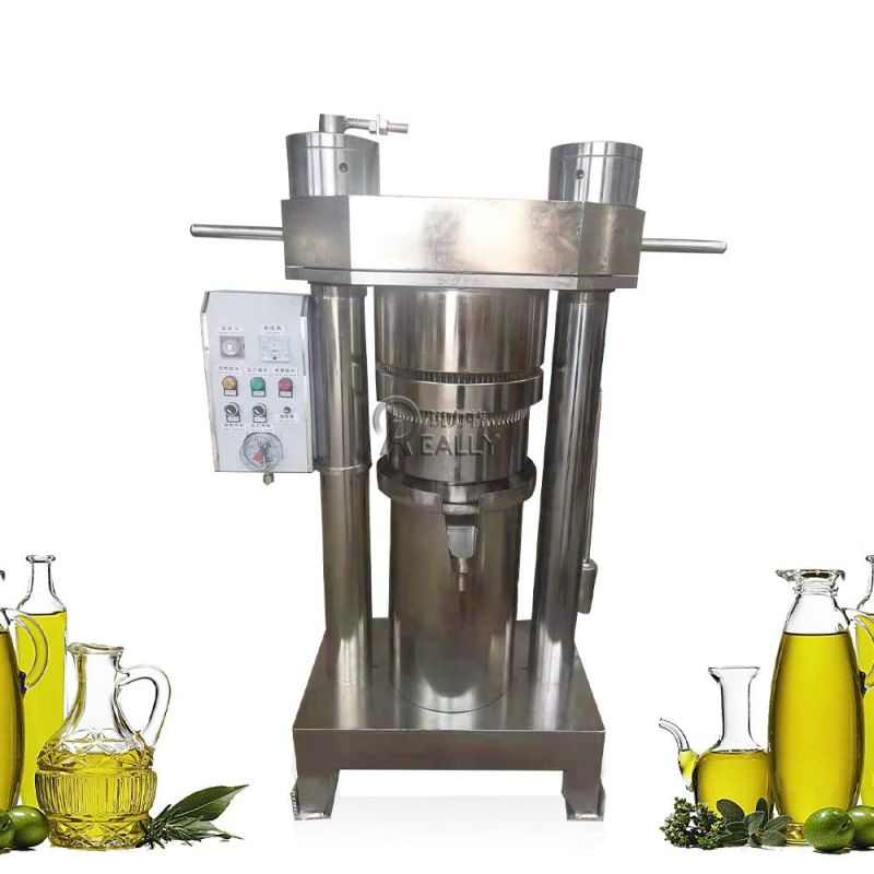Olive Collection Oil Press Machine Nuts Seeds Oil Pressing Making Machine Extraction Hydraulic Cold Oil Extractor Sunflower Seeds Coconut