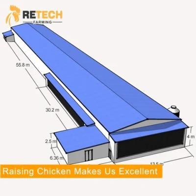 High quality broiler sheds steel equipment exported from China