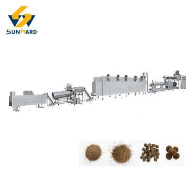 China Jinan Leading Full Automatic Advance Fish Feed Technology Puffed Floating or Sinking Fish Pellet Feed Extruder Machine for Aquaculture